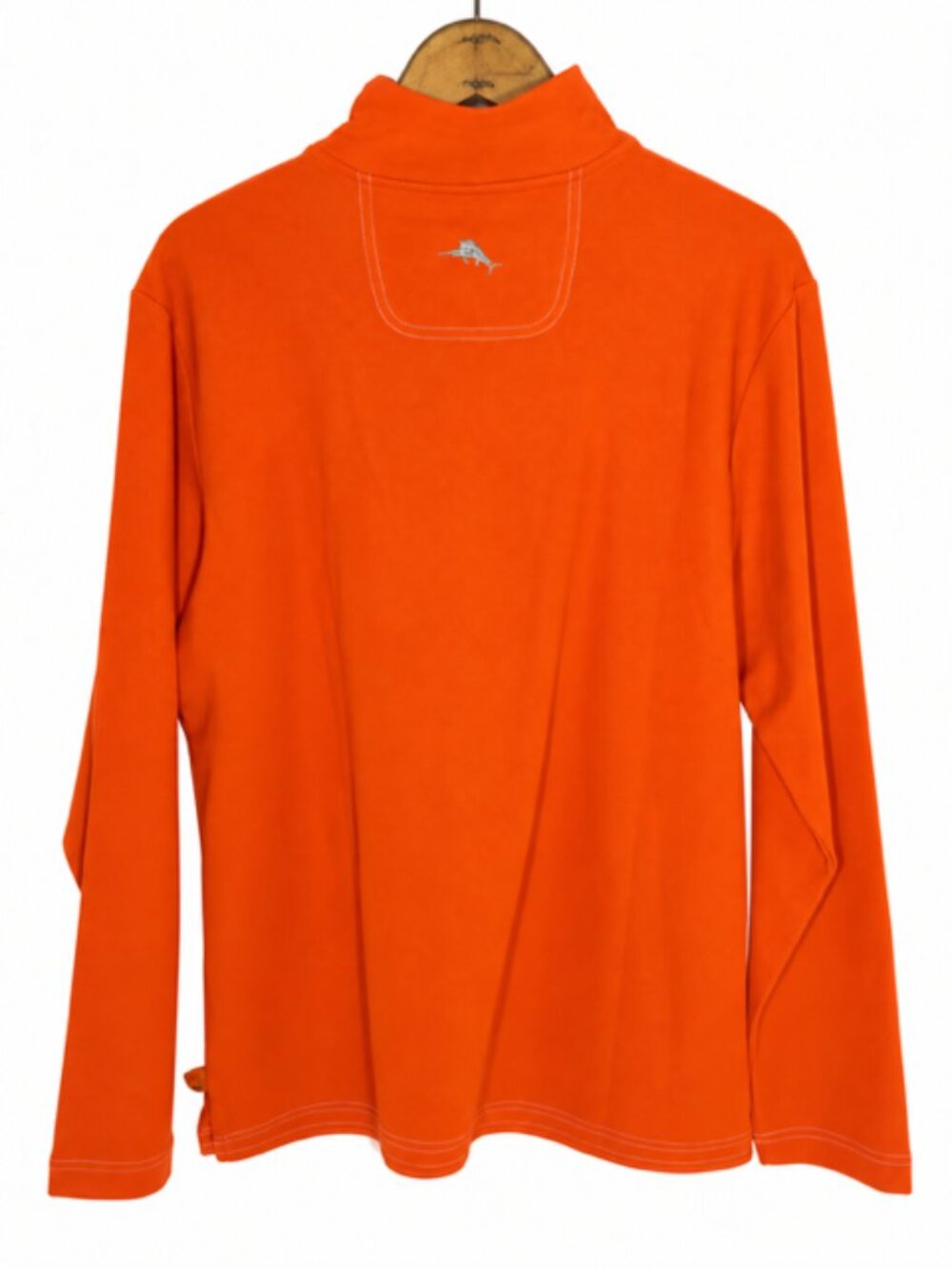 Tommy Bahama Illinois Fighting Illini Quarter Zip Pullover Orange Men’s Small - Picture 4 of 7